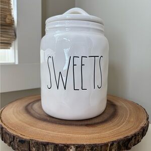 Rae Dunn White Sweets Jar